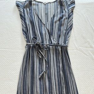 Splendid faux wrap maxi dress